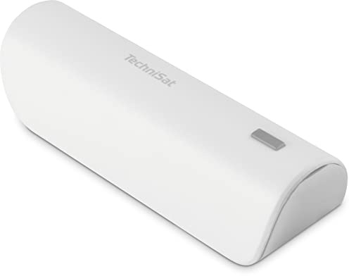 TechniSat TECHNISMART Vibrationssensor - Erweiterung für das TECHNISMART Alarmsystem (Tür-, Fenster-, Vitrinen Alarm, kabelloser Erschütterungs-Sensor, Batteriebetrieb, kleben oder Schrauben)