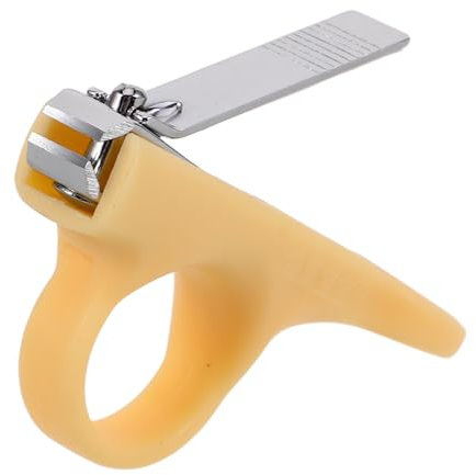 KOCKSHION Faltbarer Babynagelknipser Lichtgelb Sicheres Nagelschneidewerkzeug Für Neugeborene Kleinkinder Und Junge Mädchen Ergonomisch Gestaltet Vielseitig Einsetzbar Für Sanfte