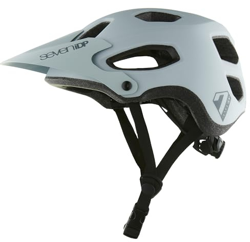 7iDP X2 Mountain Bike Helmet – Lightweight MTB Helmet for Men & Women, Trail & Enduro, Adjustable Fit, Breathable with Extended Rear Coverage. (Matte Grey, S/M)