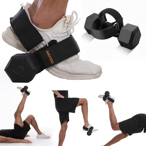 2pcs Monkey Foot Dumbbell Attachment For Glute Kickback Women's Leg Exercise Workouts At Home Adjustable Ankle Gym Strap Foot Weights Lifting Attachments Equipment For Men Hamstring Curls