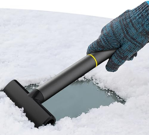 Sucritude Rascador De Hielo | Pala De Deshielo,Pala de Nieve - para Caravanas, SUV, Camión, Parabrisas, Ventana del Hogar, Invierno, Limpieza De Vehículos Automotrices