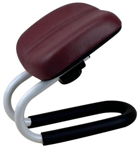 Faroby Meditation Stool, Adjustable Comfort Bench Portable Prayer Kneeler with Non Slip Pad for Yoga - Wine Red