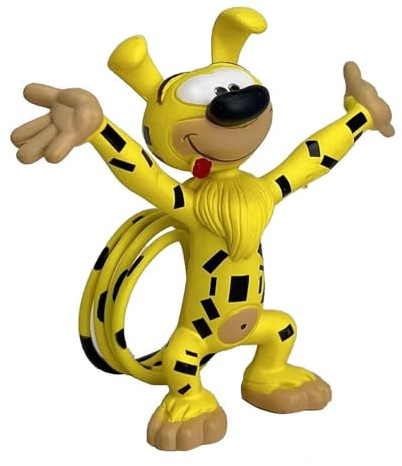Plastoy Marsupilami Figurine Marsupilami Heureux - Résine - 7 cm