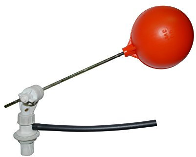 Boutté 3177025 RFP15 - Set di rubinetto a galleggiante in ottone 15 x 21 con sfera in plastica, Nero (Noir)