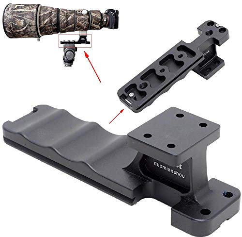 iShoot Tripod Mount Ring Base Stand Lens Collar Replacement Foot Compatible with Sony FE 600 f/4 GM OSS (SEL600F40GM) Sony FE 400 f/2.8 GM OSS (SEL400F28GM), Support Holder w/Arca Swiss Fit Dovetail