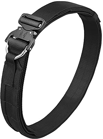 GYDEHUTJ Taktischer Gürtel Schnellverschluss Metallschnalle MOLLE Bund Hochleistungs-Taillengürtel Jagd Airsoft Herrengürtel