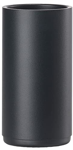 Zone Denmark Rim Zahnbürstenbecher, Durchm. 7 cm, Höhe 13,6 cm, Schwarz