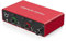 Qichill Interfaz de audio USB 192 KHz Tarjeta de Audio Interfaz XLR Studio para equipos de grabación de podcast profesional
