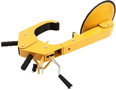 Radschloss, Autokralle, Reifenschloss, Anti-Diebstahl, Anhänger-Radkralle, Schloss, Parkkralle für Autos, Lkw, Camper, Boote, Radkralle Wegfahrsperre