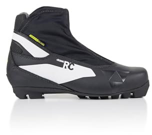 Fischer RC Classic - Scarponi da sci nordico da donna, isolati, traspiranti, regolabili, per sport invernali, sci di fondo, per piedi più stretti, nero/bianco, 36
