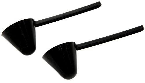 Chef Craft Classic Plastic Coffee Scoop, 1 Ounce 2 Piece Set, Black