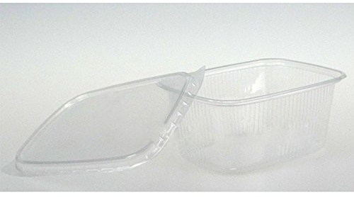 TOP Marques Collectibles Feinkostbecher mit Deckel 125ml, 2000 Stück, Rund, Clip-on, Lebensmittelecht, Wiederverwendbar, Salatbecher