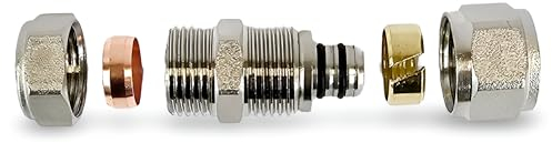 Adapter Reducer 16mm Barrier Pipe -15mm Compression Copper Plastic (5)