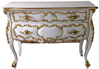 Antik Rokoko 60593 Louises Baroque Commode Largeur 115 cm