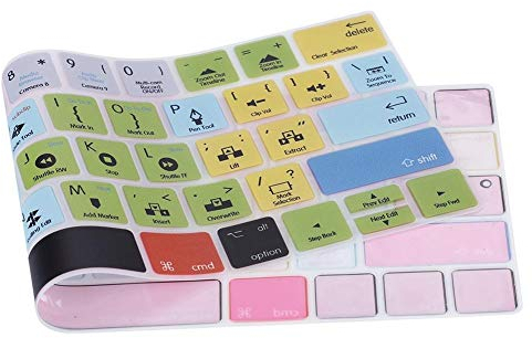 KSTE Tastatur Abdeckungen, Staubdichtes-Tastatur-Abdeckung 13/15 Zoll Touch Bar-Schutz-Film for M-a-cBook (Premiere Pro CC)