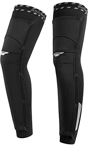 ROCKBROS Perneras Térmicos, Calentadores de Piernas de Invierno para Ciclismo Running Deportes, Unisex Adulto, 1 Par