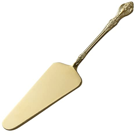 HEMOTON Pelle à Gâteau Serveur De Au Fromage Spatule Décorative Dessert à Gâteau Gravé à Gâteau Ancien Serveur à Gâteau Pâte Mariage Le Beurre Acier Inoxydable
