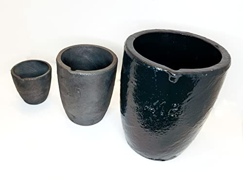 Smältdegel för metallgjutning, tillverkad i Tyskland, olika storlekar (A5, 650 cm^3)
