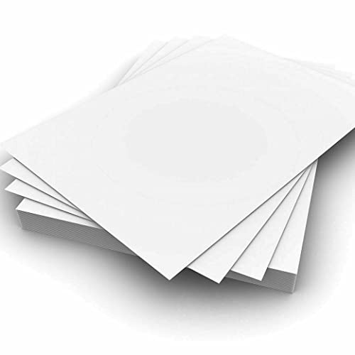 Buystarget A4 White Card 200gsm Thick Paper Cardboard Sheets Art Craft Print Smooth Copier