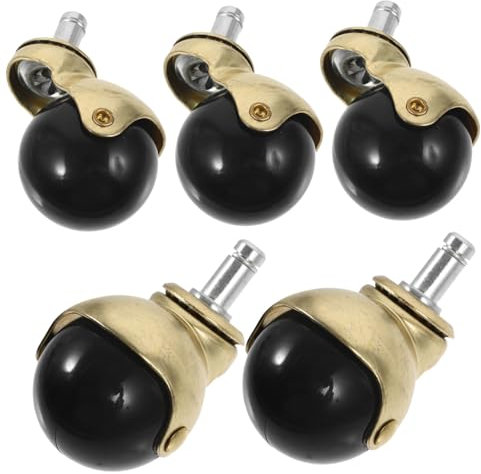 HAPINARY 5piezas Ruedas Delanteras Para Sillas De Ruedas Para Sillas Accesorios De Oficina Fácil De Instalar