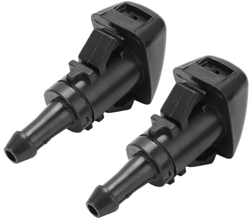 2pcs Washer Jets, Front Windshield Washer Nozzles for Kia Sportage Hyundai I30 I20, Tucson, Kia Venga, Kia Soul， Wiper Blades Accessories