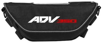 Genérico Bolsa de manillar para ADV350 ADV 350 2022 2023 2024 Bolsa de manillar portátil impermeable para teléfono Bolsa de navegación para manillar de moto