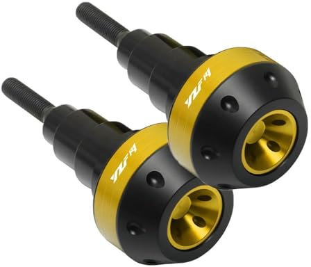 BTWSRX Fairing Guard Motorcycle Frame Sliders For XSR700 XSR 700 YZF R1 YZFR1 YZF-R1 Frame Slider Falling Protection Crash Protector Motorbike Crash Pad Protector(Gold,X-1)