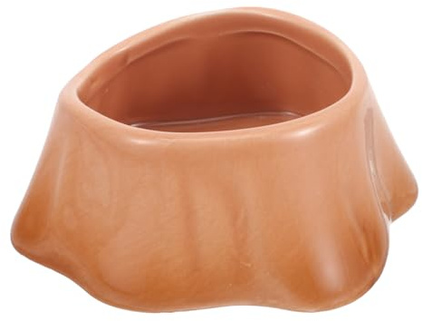 UPKOCH Bol Céramique pour Nourriture de Hamster Bol Stable Anti-Renversement pour Petits Animaux comme Hérisson et Cobaye Capacité Adaptée pour Rongeurs