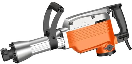 Marteau-piqueur électrique robuste 1500 W/1600 W, brise-béton, 3 burins, mèches et burinage avec étui(65 Suit)