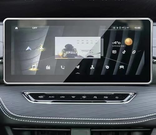 Lámina Protectora para Sistemas de navegación del Coche Haval Jolion 2021-2023, lámina Protectora para la Pantalla del salpicadero Fabricada en Vidrio Templado (12,3 g/m²).