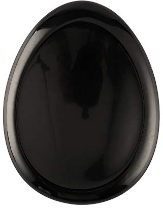 ele ELEOPTION piedra de cuarzo para el pulgar, piedra de cristal, piedra de bolsillo, piedras de palma, cristales curativos, meditación Reiki para aliviar el estrés, con bolsa de terciopelo