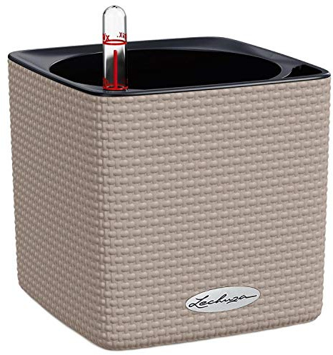 LECHUZA Cube Color 16 Brun Sable 13488