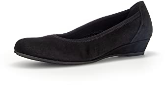 Gabor Damen Keilpumps | Frauen Absatzschuhe | Moderate Mehrweite (G) | klassisch | bequem | Office | büro | high Heels | schwarz | 40 EU - 6.5 UK