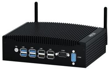 HYSTOU Industrial Mini-PC I5 7300U Fanless PC, 8GB DDR4 256GB SSD, liten stationär dator Windows 10 Pro, WIFI5/BT4.2, Mini-PC Vesa/Väggmontering, Linux minidator