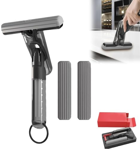 RICOKJRDE Mini Trapeador En Aerosol para Limpieza De Encimeras, Mini Trapeador Portátil Autoapretable para Limpieza De Encimeras, Mini Trapeador Autoexprimible con Aerosol (B)