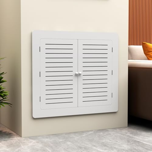 Dailify Pannelli di Accesso Coperchio Bianco per Sportello di Accesso Ventilato a 2 Ante, Pannello di Accesso per Condotti HVAC, Piastra di Copertura per Sportello di Ispezione(50x90cm (20x36in))