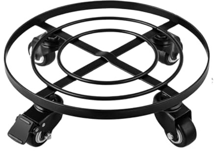 GAOJUNAN Support Roulant pour Plantes Chariot À Plantes avec roulettes for Le Placement De Pots Fleurs Mobiles Chariot Robuste(27cm)