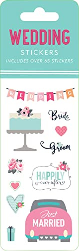 Wedding Sticker Set (6 Different Sheets of Stickers!), 2 1/2 x 7 1/8