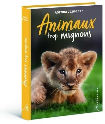 Agenda Animaux trop mignons 2026-2027