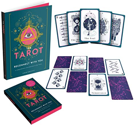 The Tarot Book and Card Deck: Reconnect With You: A Comprehensive Introduction to the Tarot with an illustrated Tarot deck