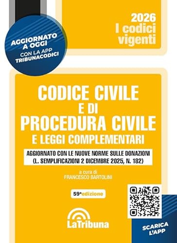 Codice civile e di procedura civile e leggi complementari