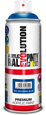 Aérosol de peinture PINTYPLUS EVOLUTION 520cc RAL 5005 Signal Blue