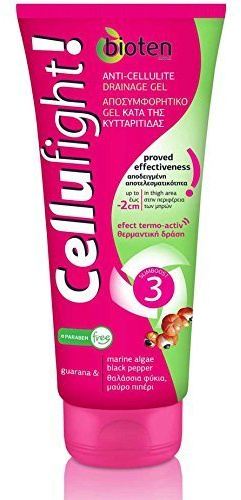 BIOTEN CELLUFIGHT, anti-celluliter dräneringsgel (termo-aktiv effekt, parabenfri) av bioten