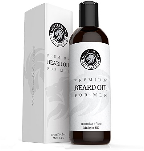 Gentlemans Face Care Club Beard Oil - 100ml XL Bottle - Non Greasy Conditioning Beard Oil For Men - Great Gift For Men With A Beard