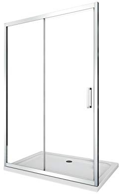 Porta Doccia Scorrevole Bagno Nicchia vetro 6 mm Anti-calcare H.190 (165-170 H.190 cm)