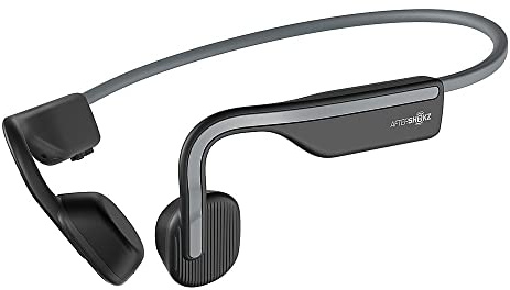 Aftershokz OpenMove Bone Conduction Headphones with Free Ears, Wireless Bluetooth Sport Earphones with Microphone, Bluetooth 5.0, 6 Hours of Battery Life, Perfect for Running, Jogging, Yoga
