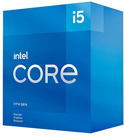 Intel® Core™ i5-11400F Desktop Processor 6 Cores up to 4.4 GHz LGA1200 (Intel® 500 Series & select 400 Series chipset) 65W
