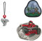 Step by Step Magic MAGS Ninja Yuma, grau-rot, 3-teilig, 2 Magnet-Applikationen und 1 Anhänger, Ergänzung für Schulranzen oder Vorschulrucksack