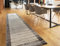 oKu-Tex Teppich | Webteppich | für Wohnzimmer, Flur, Schlafzimmer | Teppichläufer, Brücke | Hellgrau Modern | geometrisches Design | Öko-Tex 100 |Größ, 30181grau080330