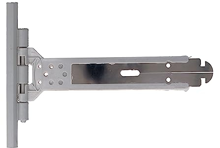 Amig - Lames pour Volet Roulant | 150 mm | Lot de 4 Unités | Attache volet roulant | Support pour Tige de Volet Roulant | Pour Raccordement du Volet avec l'Axe | Acier Inoxydable et Nylon Gris